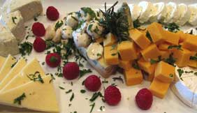 Exploration of fine cheeses by private chef Allyn Griffitth