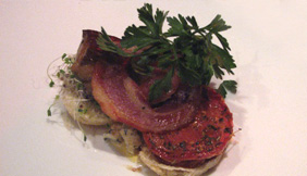 Foie Gras BLT by private chef Allyn Griffitth