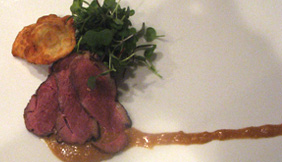 Seared duck breast salad by private chef Allyn Griffitth