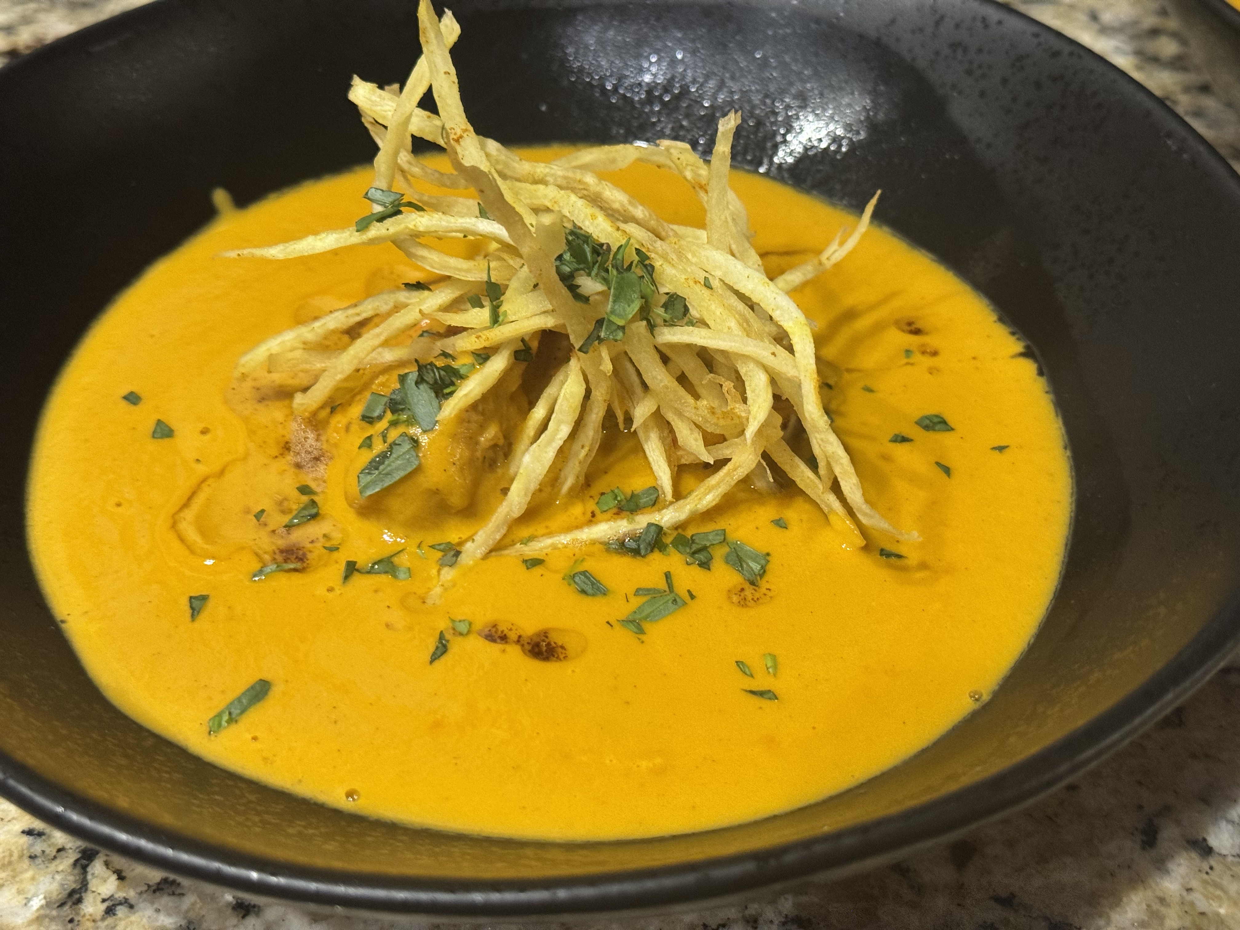 Lobster and Sweet Potato Bisque