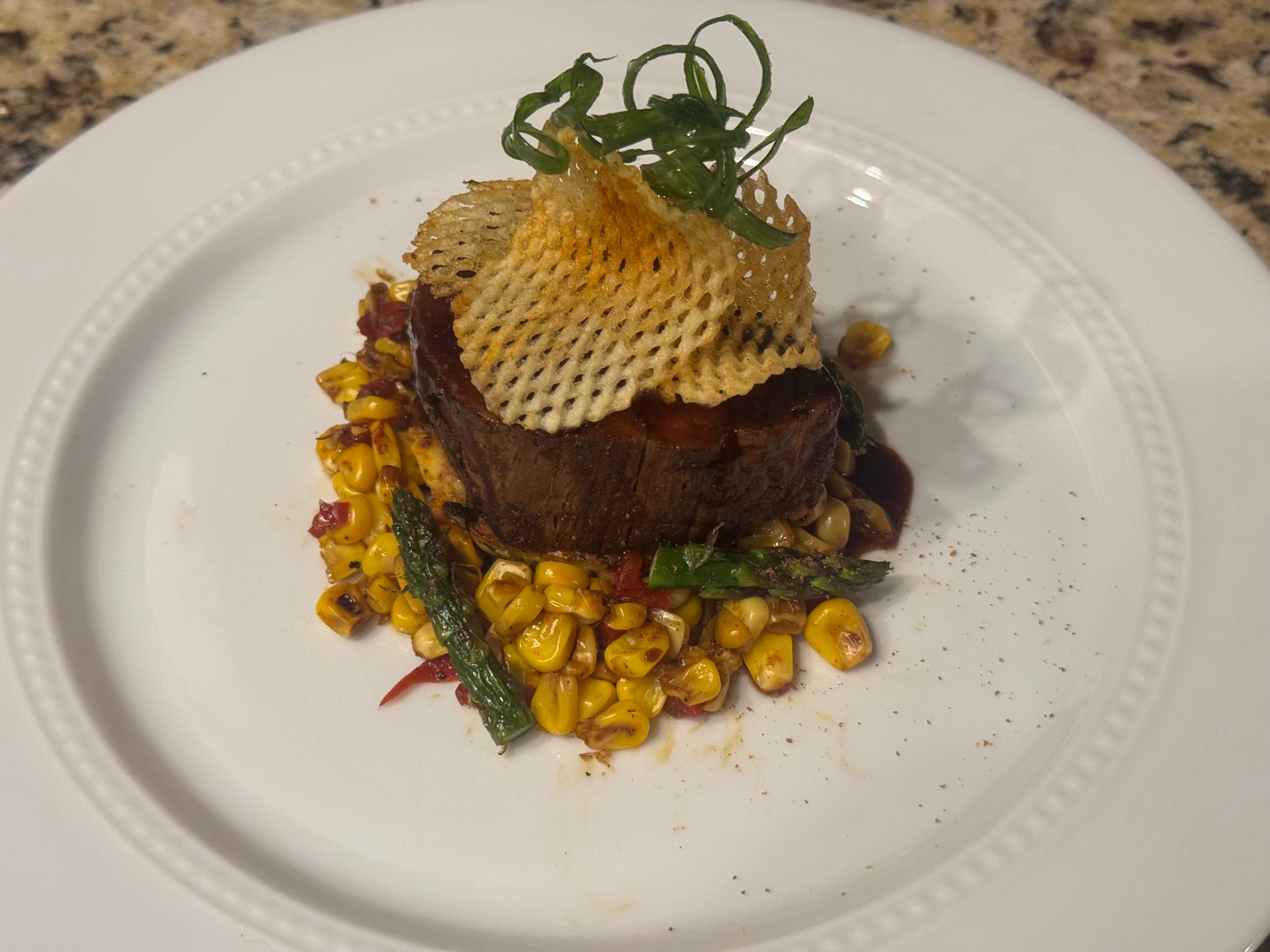 Steak Sauce Glazed Beef Tenderloin